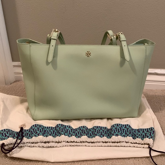 Tory Burch Leather Tote Bag (used: in excellent condition) - Picture 1 of 3